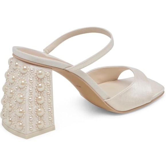 Dolce Vita Pearl Embellished Heels - Ivory - Picture 2 of 3